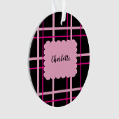 Cool Striped Pattern Ornament (voorkant)