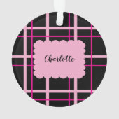 Cool Striped Pattern Ornament (achterkant)