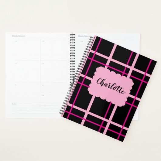 Cool Striped Pattern Planner (Display)