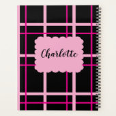 Cool Striped Pattern Planner (Achterkant)