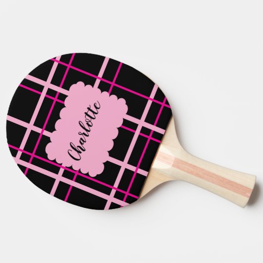 Cool Striped Pattern Tafeltennisbatje (Zijkant)