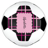 Cool Striped Pattern Voetbal (Gedraaid)