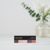 Cool Stripes mama Calling Cards Contactkaartje (Staand voorkant)