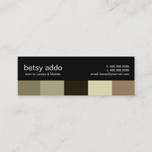 Cool Stripes mama Calling Cards Contactkaartje