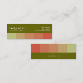 Cool Stripes mama Calling Cards Contactkaartje (Voorkant / Achterkant)