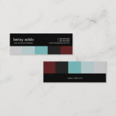 Cool Stripes mama Calling Cards Contactkaartje (Voorkant / Achterkant)