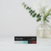 Cool Stripes mama Calling Cards Contactkaartje (Staand voorkant)