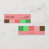 Cool Stripes mama Calling Cards Contactkaartje (Voorkant / Achterkant)