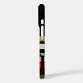 Cool Stripes om toe te voegen Naam Case-Mate iPhone Case (Achterkant / Links)