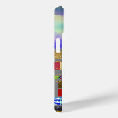 Cool Stripes patroon met naam Case-Mate iPhone Case (Achterkant / Rechts)