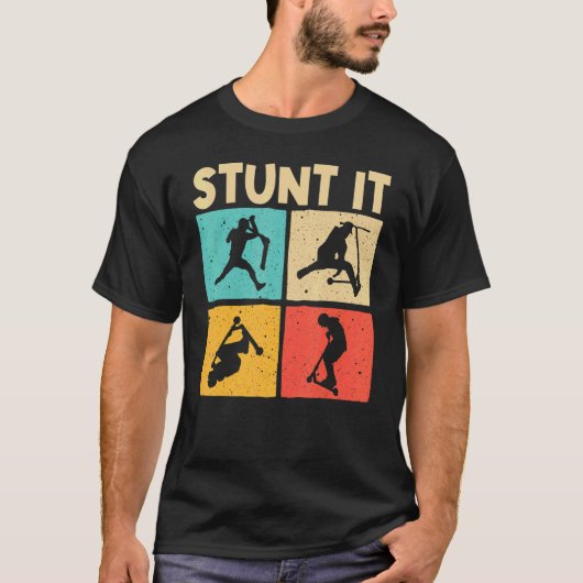Cool Stunt Scooter For Men Women Scootering Scoote T-shirt (Voorkant)