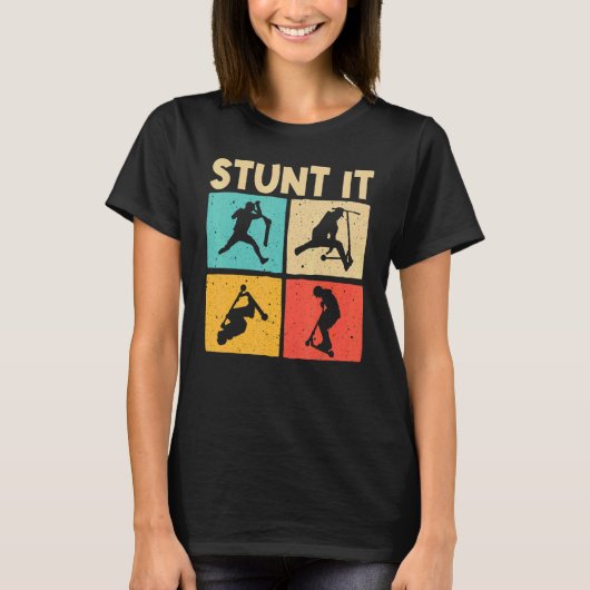 Cool Stunt Scooter For Men Women Scootering Scoote T-shirt (Voorkant)