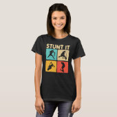 Cool Stunt Scooter For Men Women Scootering Scoote T-shirt (Voorkant volledig)