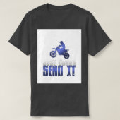 Cool stuurt het gewoon vuile bike en motocross Gr T-shirt (Design voorkant)