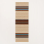 Cool Stylish Modern Hip Trendy Wood Grain Pattern Yogamat (Achterkant)