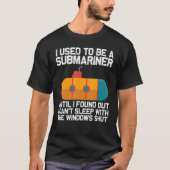 Cool Submarine For Men Women Sea Veteran Submarine T-shirt (Voorkant)