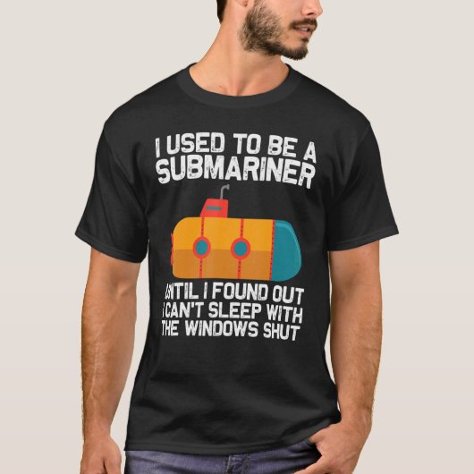 Cool Submarine For Men Women Sea Veteran Submarine T-shirt (Voorkant)