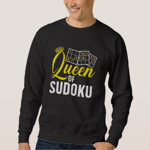 Cool Sudoku Art voor Dames Meisjes Sudoku Speler S Trui