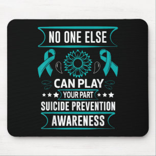 Cool Suicide Awareness Schattige bewustzijn voor z Muismat
