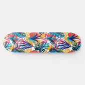 Cool Summer Beach Palm Ontworpen Skateboard (Horizontaal)