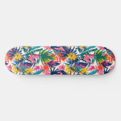 Cool Summer Beach Palm Ontworpen Skateboard (Horizontaal)