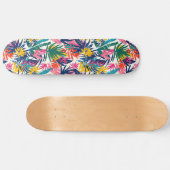 Cool Summer Beach Palm Ontworpen Skateboard (Horizontaal)