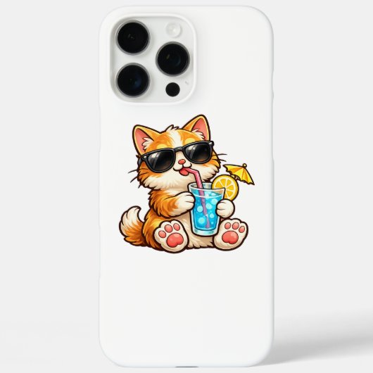 Cool Summer Cat Case-Mate iPhone Case (Achterkant)