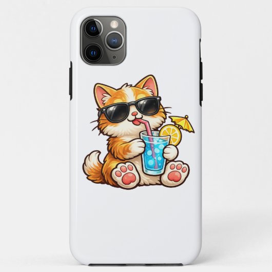 Cool Summer Cat Case-Mate iPhone Case (Achterkant)