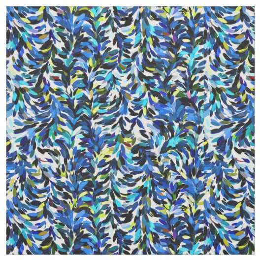 Cool Summer Colors Paint Splatter Patroon Stof (Swatch)