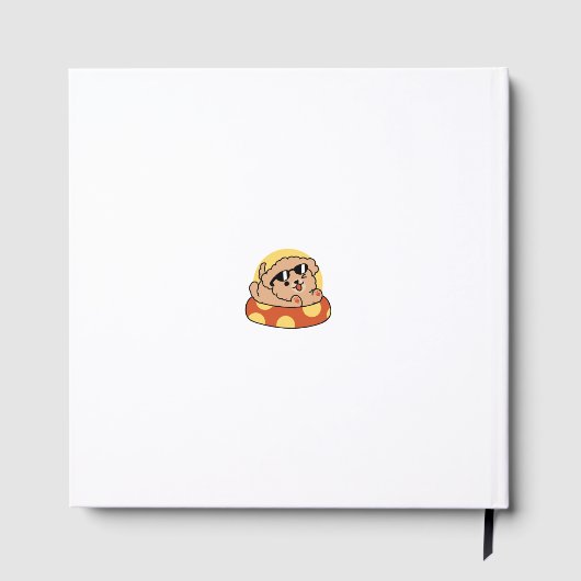 Cool Summer Dog Floating - Schattigee Puppy Pool P Gastenboek (Achterkant)