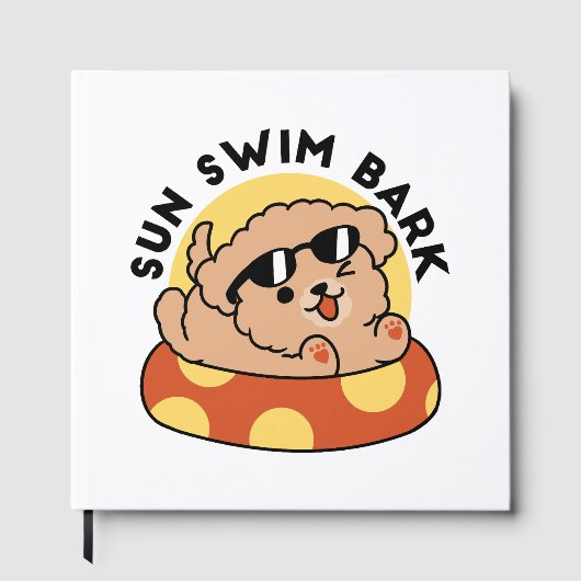 Cool Summer Dog Floating - Schattigee Puppy Pool P Gastenboek (Voorkant)