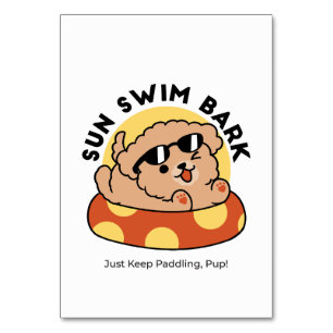 Cool Summer Dog Floating - Schattigee Puppy Pool P Kaart