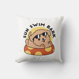 Cool Summer Dog Floating - Schattigee Puppy Pool P Kussen