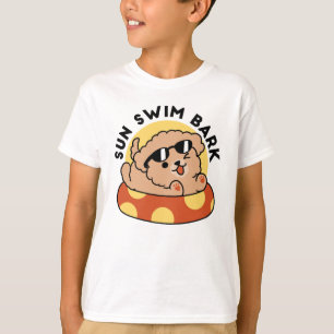 Cool Summer Dog Floating - Schattigee Puppy Pool P T-shirt