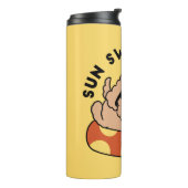 Cool Summer Dog Floating - Schattigee Puppy Pool P Thermosbeker (Gedraaid links)