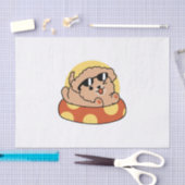 Cool Summer Dog Floating - Schattigee Puppy Pool P Tissuepapier (Craft)