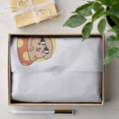 Cool Summer Dog Floating - Schattigee Puppy Pool P Tissuepapier (Geschenk)