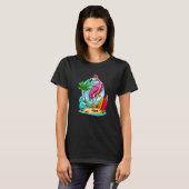 Cool Summer Flamingo Graphic T - shirts & Cool Des (Voorkant volledig)