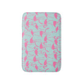 Cool Summer Flamingo patroon Badmat (Voorkant Verticaal)