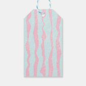 Cool Summer Flamingo | Zonnezonnies voor oormerken Cadeaulabel (Achterkant)