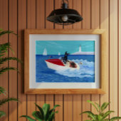 Cool Summer Labradors Painting Poster