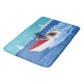 Cool Summer Labradors schilderen Badmat (Gekanteld)