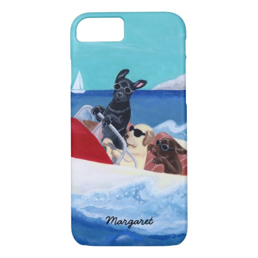 Cool Summer Labradors schilderen Case-Mate iPhone Case (Achterkant)