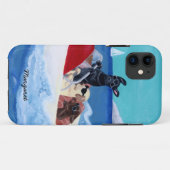 Cool Summer Labradors schilderen Case-Mate iPhone Case (Achterkant (horizontaal))