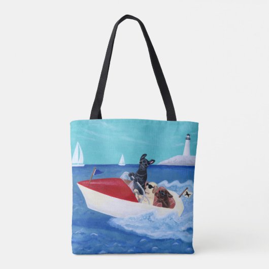 Cool Summer Labradors Tas schilderen (Achterkant)