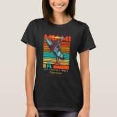 Cool Summer Miami FL. Adventure Illustration Outfi T-shirt (Voorkant)