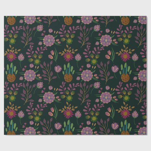 Cool Summer Pattern Cadeaupapier (Vlak)