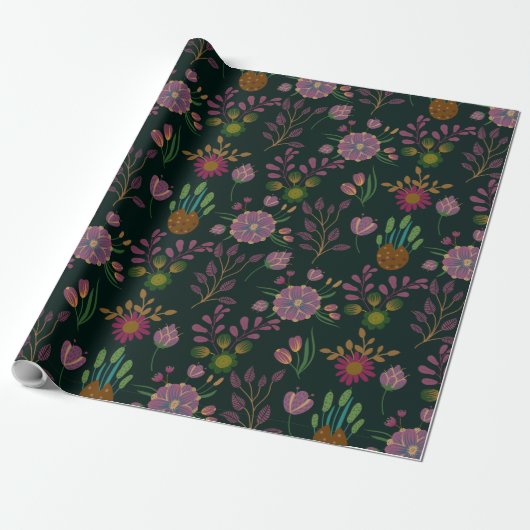 Cool Summer Pattern Cadeaupapier (Uitgerold)