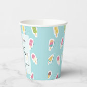 Cool Summer Popsicle Verjaardag Papieren Bekers (Links)