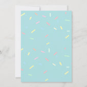 Cool Summer Popsicle verjaardagsuitnodiging Kaart (Achterkant)